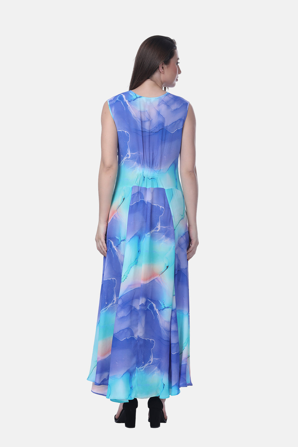 TEMPER BLUE - THEODORA DRESS