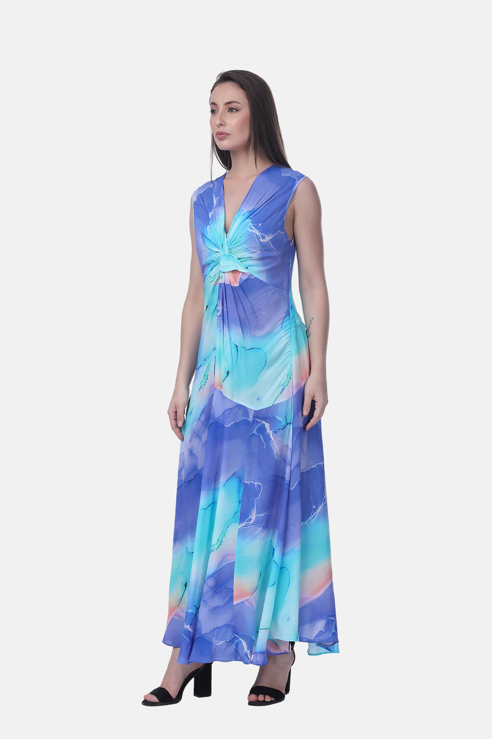 TEMPER BLUE - THEODORA DRESS