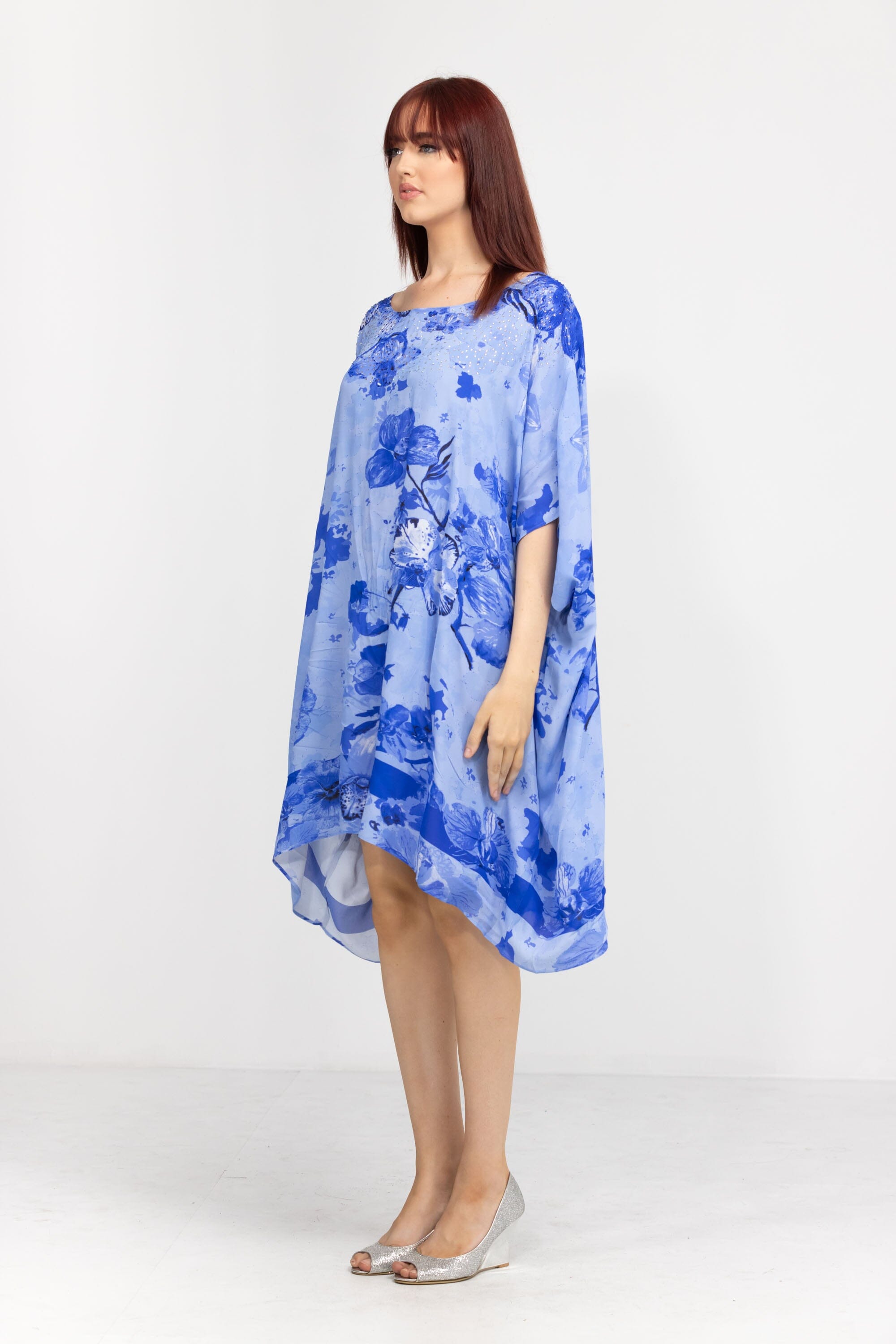 FINLANDIA - SHORT BOX KAFTAN - TheSwankStore