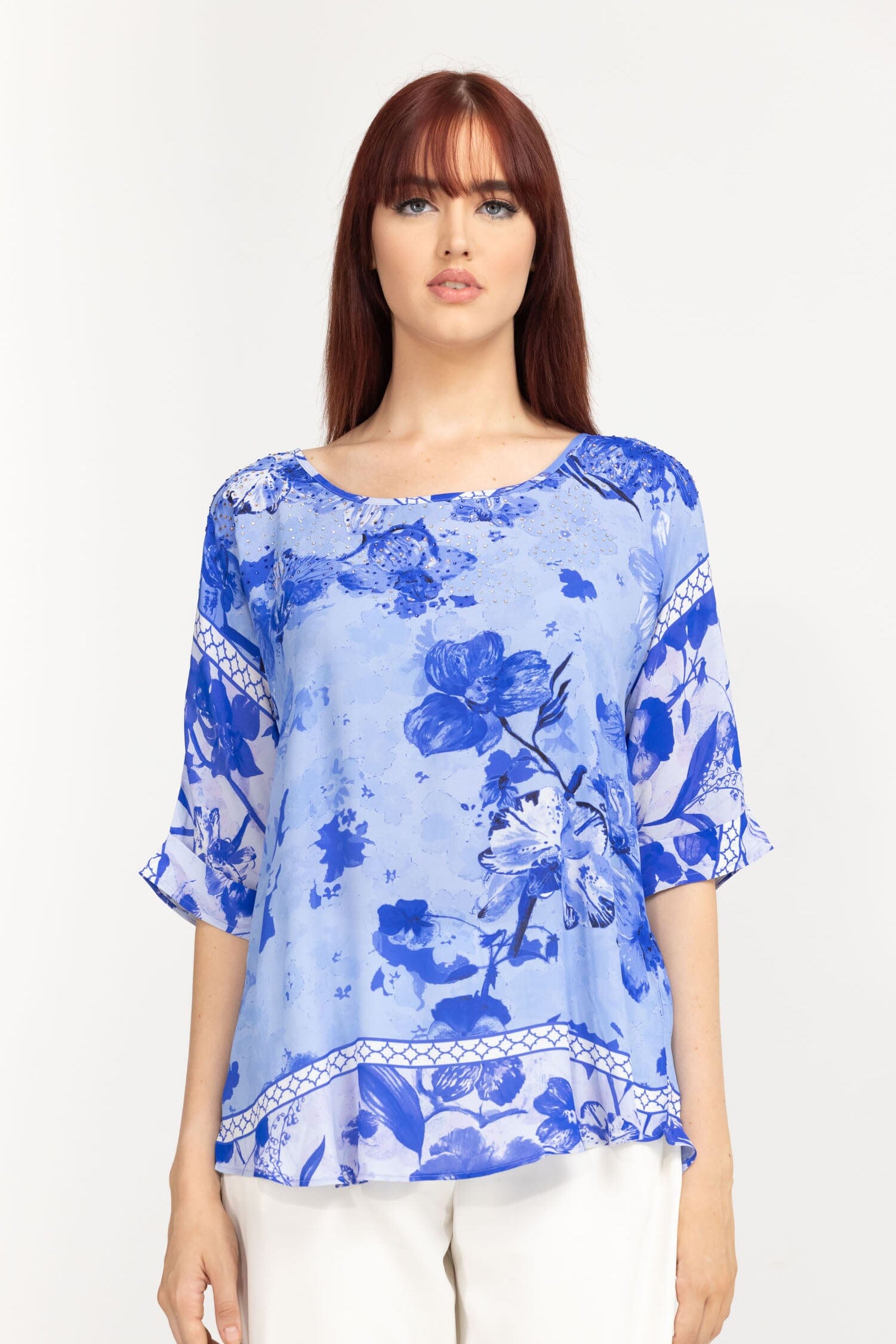 FINLANDIA - KAFTAN TOP (Shorter Style) - TheSwankStore