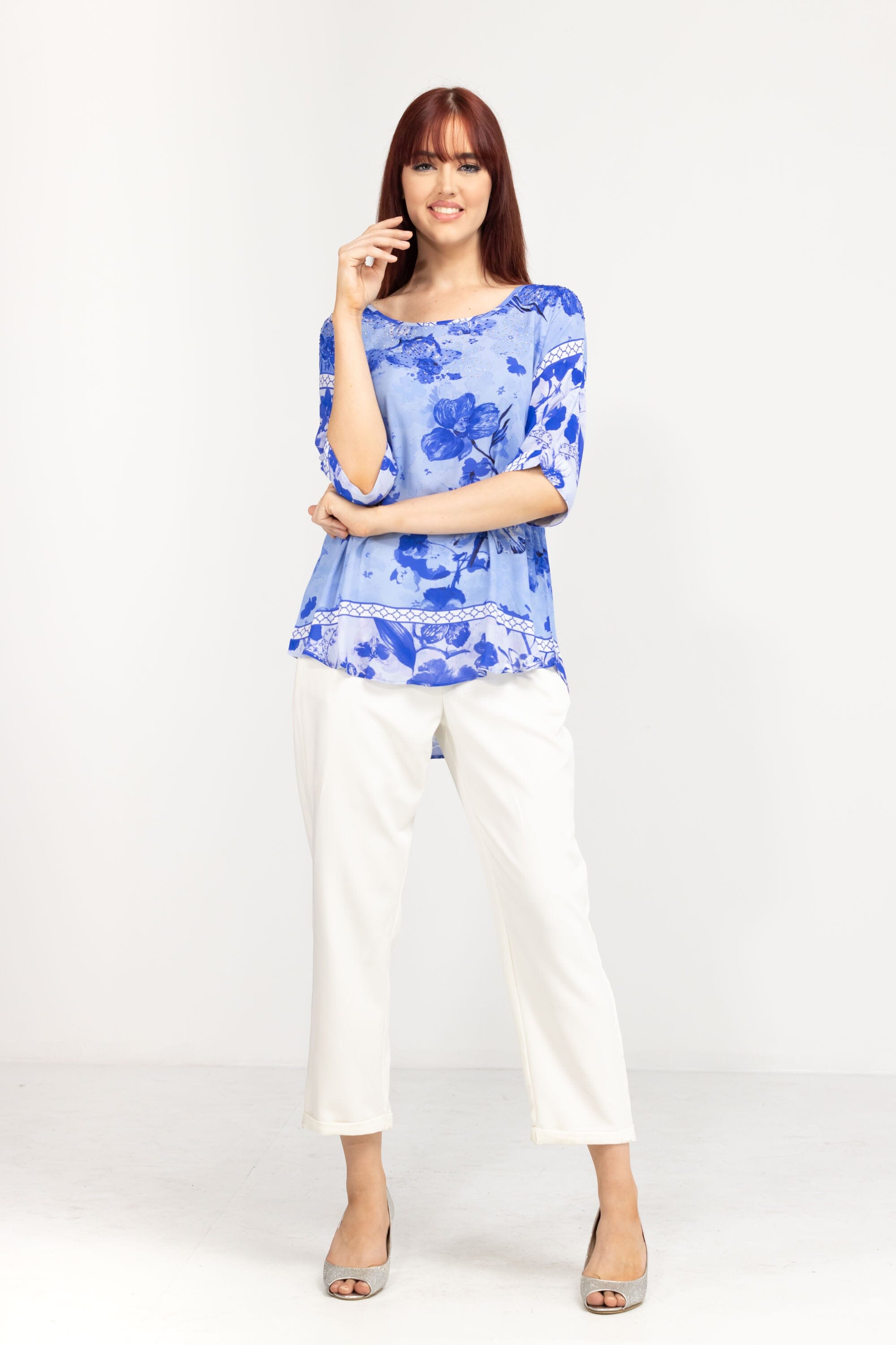 FINLANDIA - KAFTAN TOP (Shorter Style) - TheSwankStore