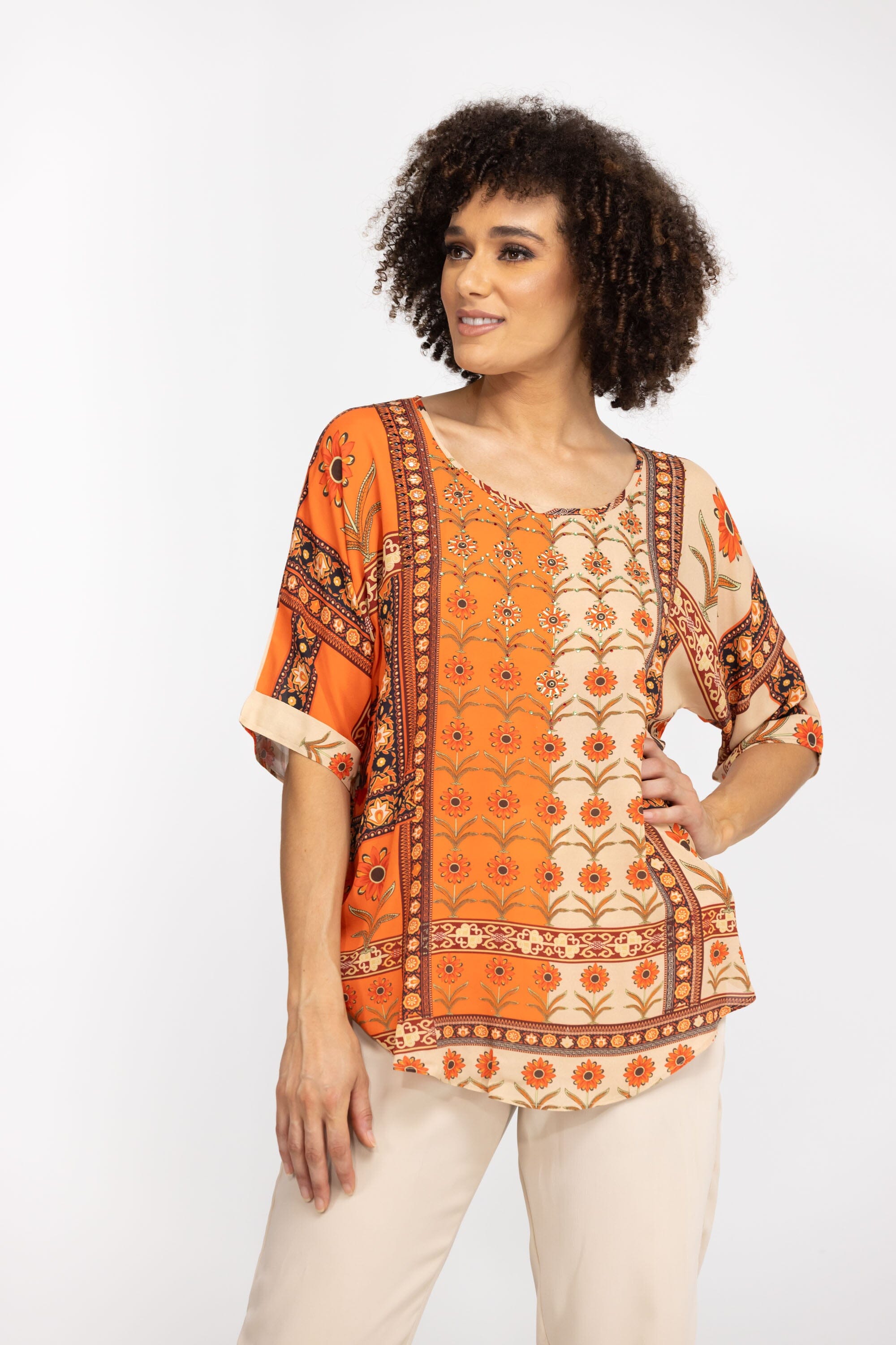 MAHOGANY - KAFTAN TOP (Shorter Style) – TheSwankStore