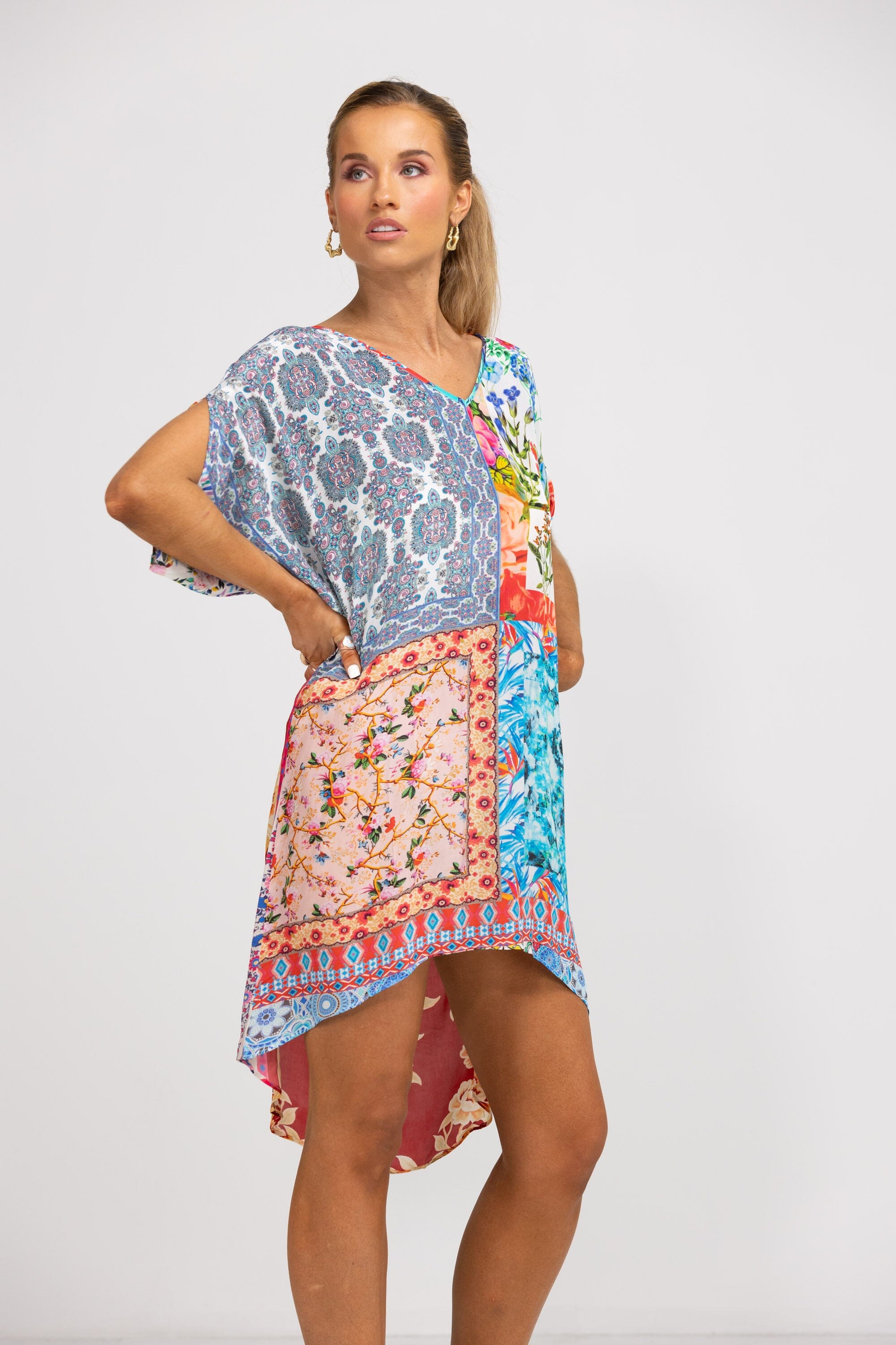 DAMASCUS - Kaftan Tunic Top (Longer Style) - TheSwankStore