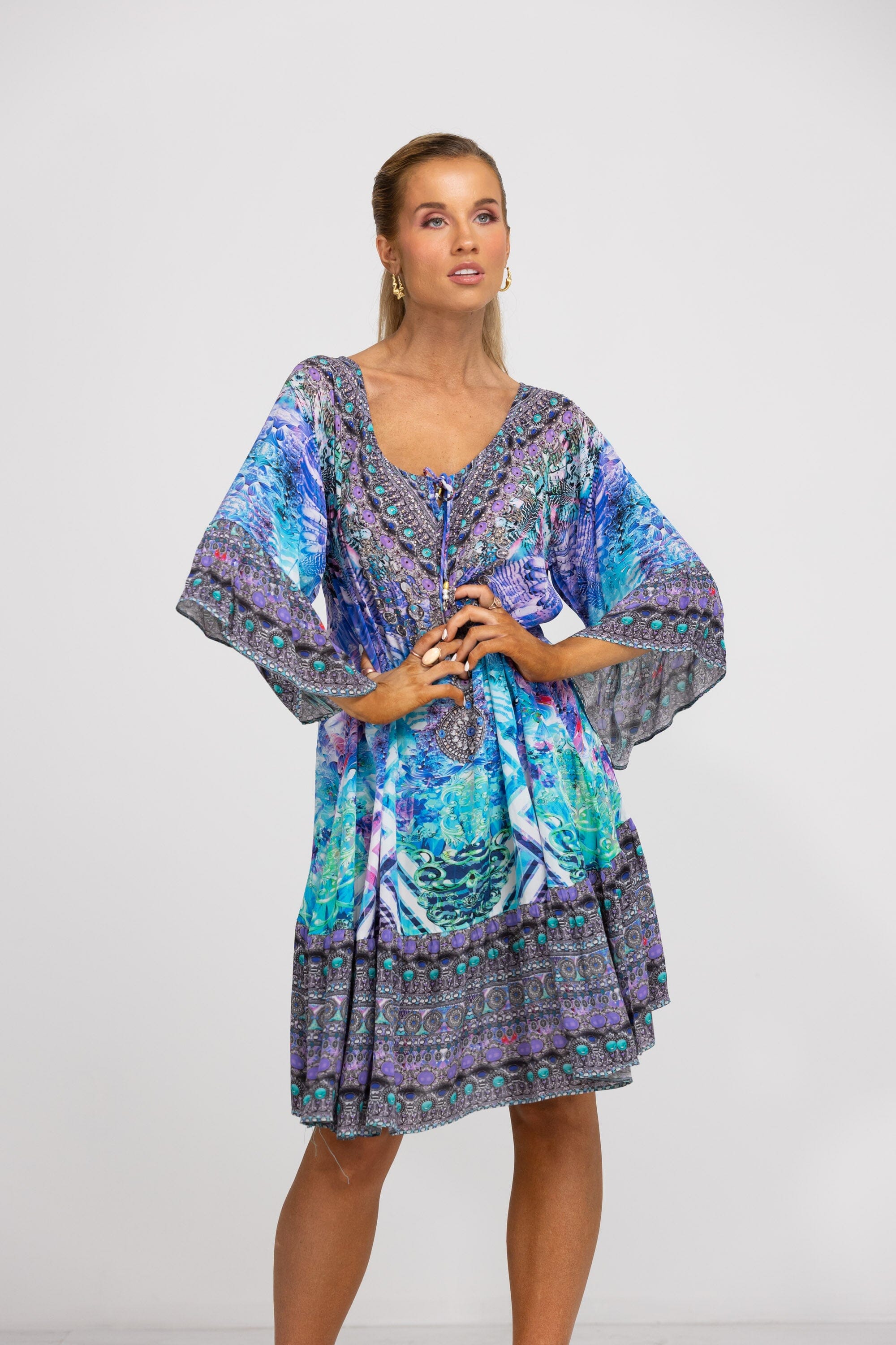 INDIGO SUMMER - GYPSY DRESS - TheSwankStore