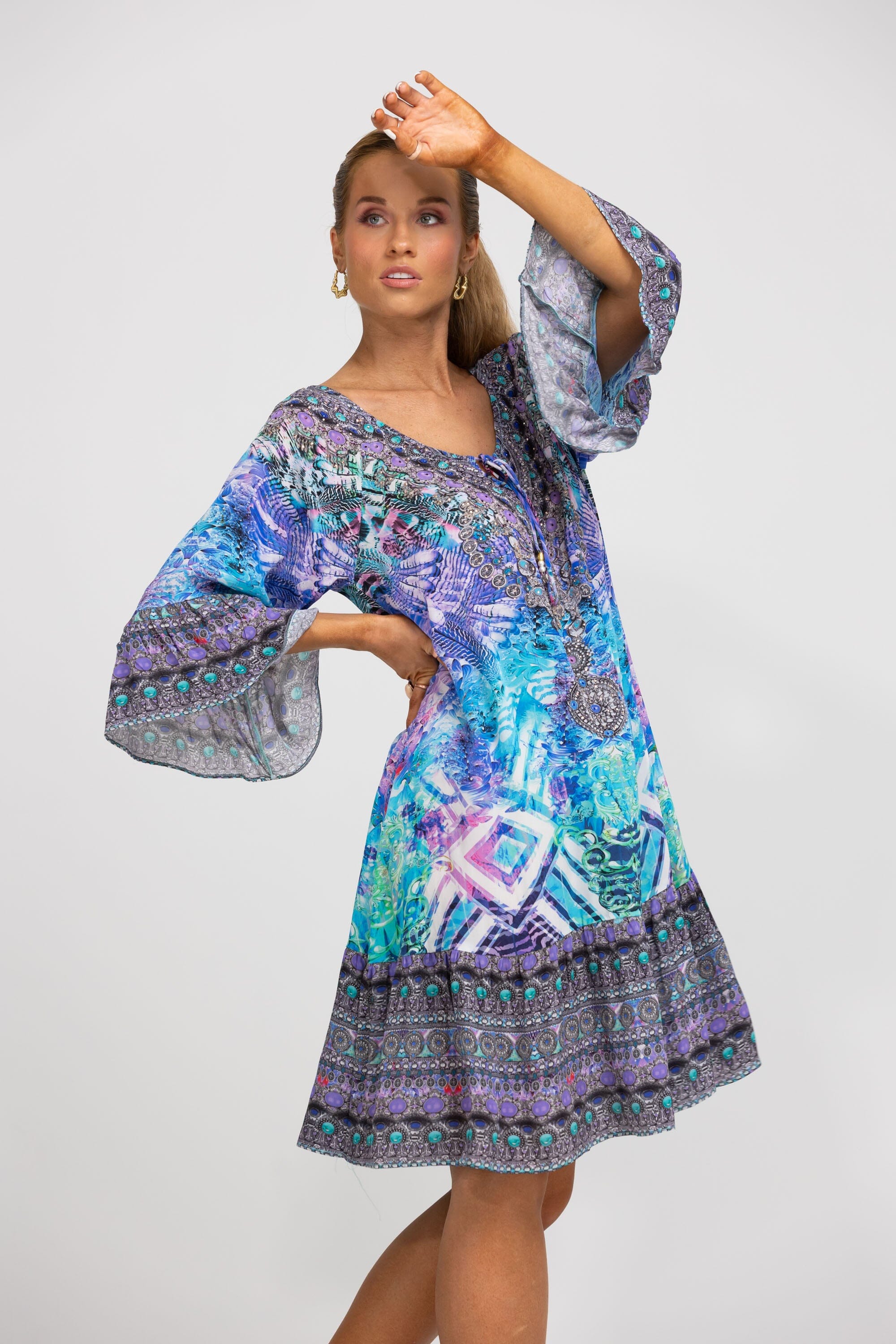 INDIGO SUMMER - GYPSY DRESS - TheSwankStore