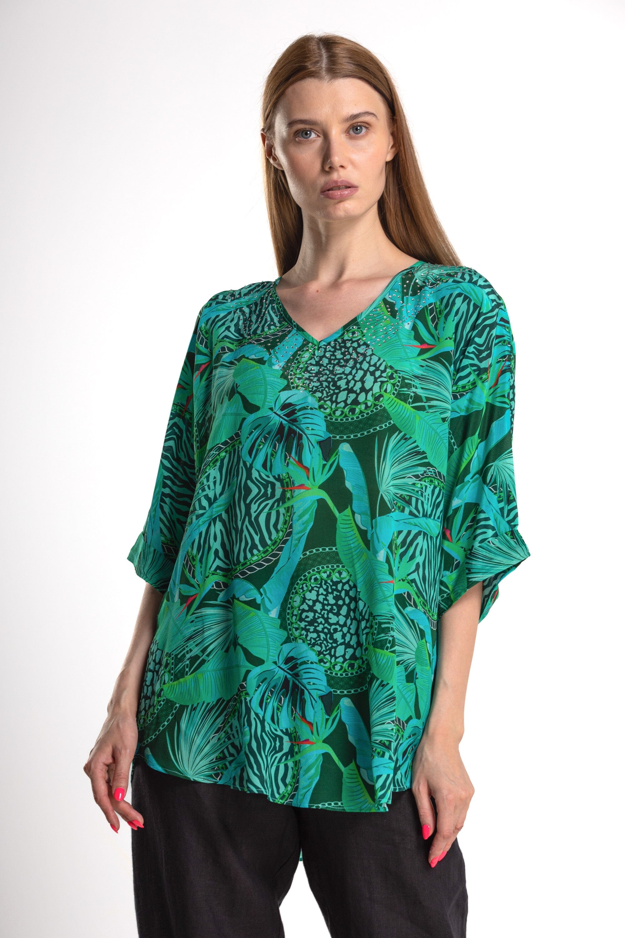 VIVALDI - KAFTAN TOP (Shorter Style) - TheSwankStore