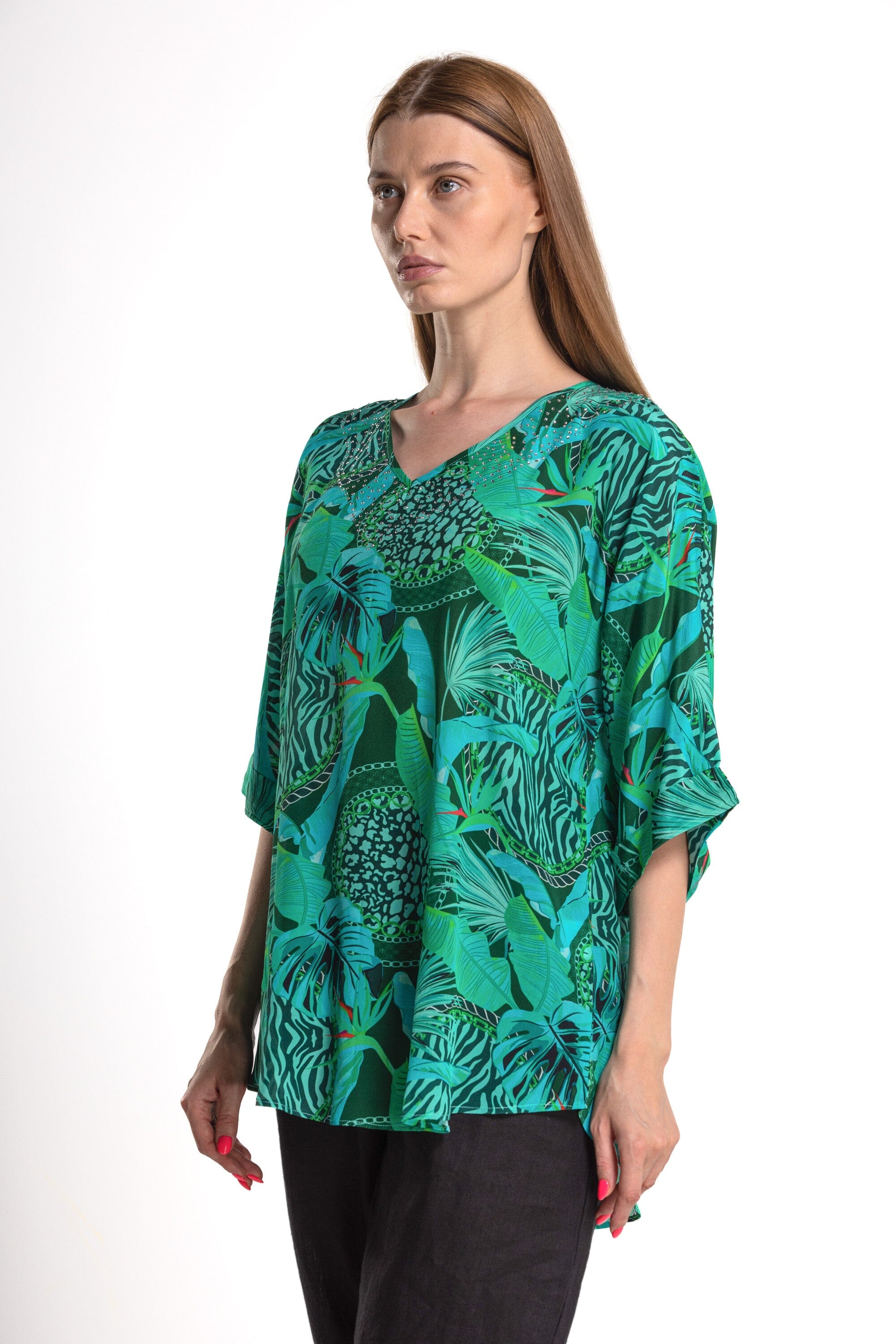 VIVALDI - KAFTAN TOP (Shorter Style) - TheSwankStore