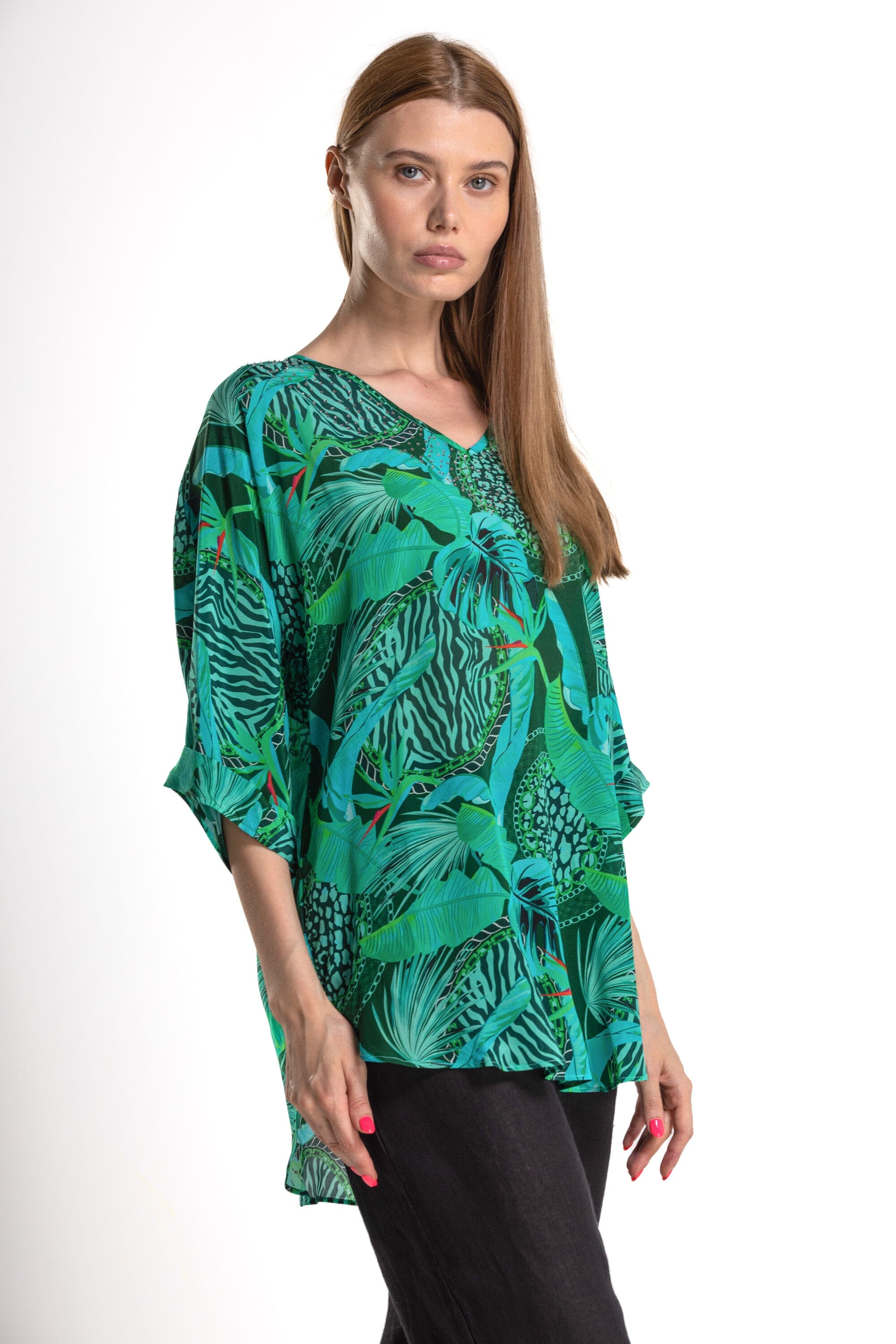 VIVALDI - KAFTAN TOP (Shorter Style) - TheSwankStore