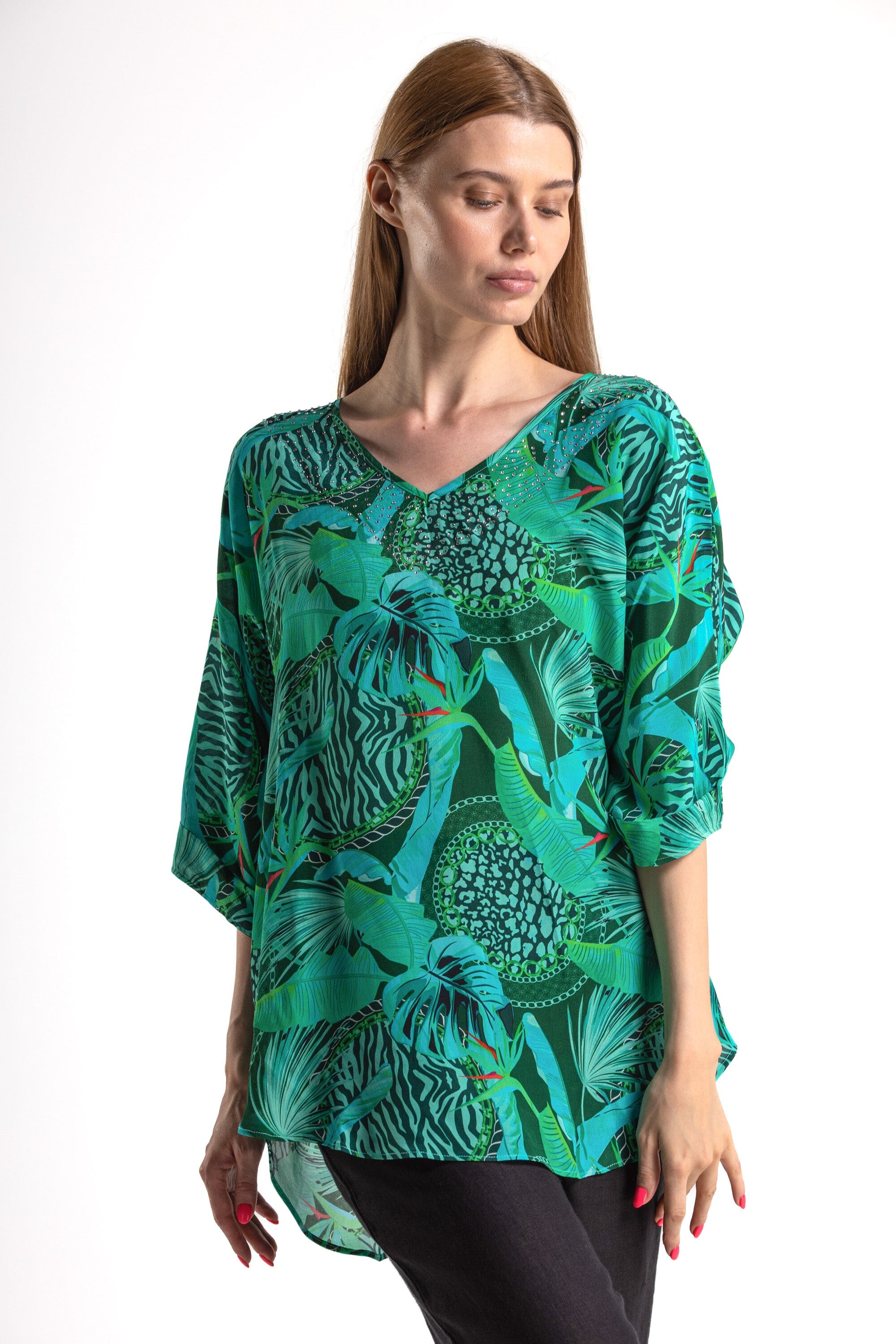 VIVALDI - KAFTAN TOP (Shorter Style) - TheSwankStore