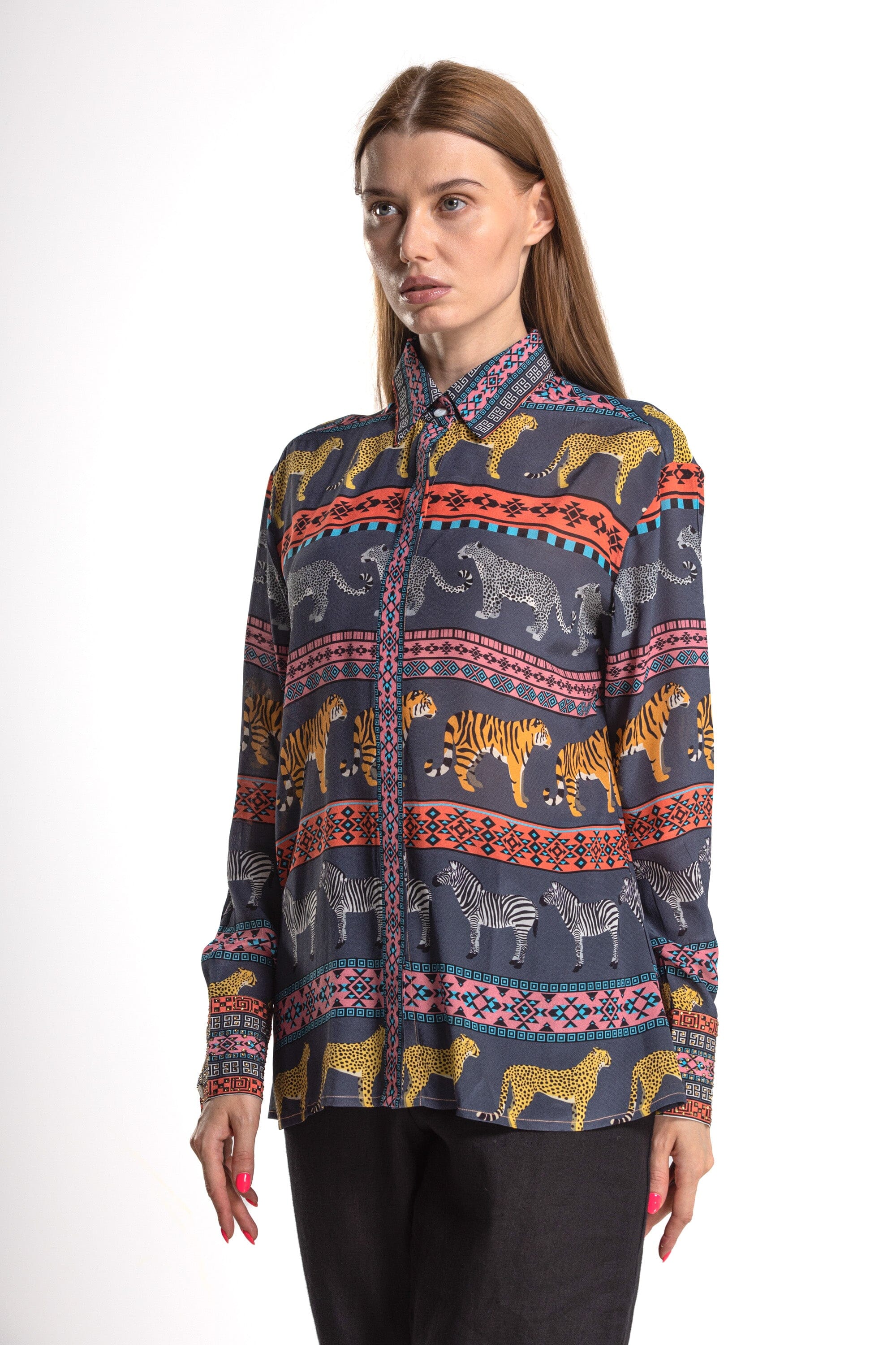 MASIA MARA - COLLAR SHIRT - TheSwankStore