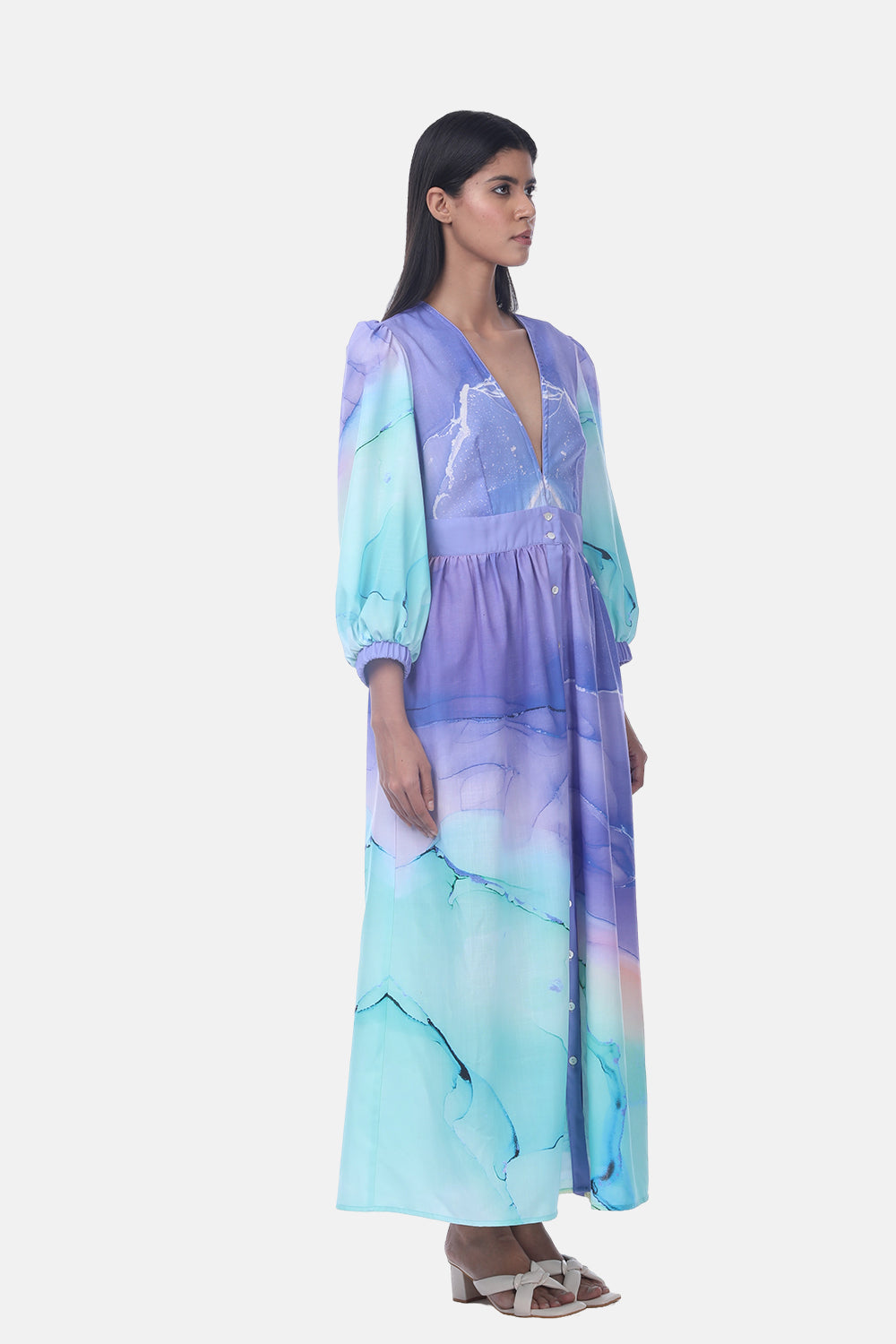 TEMPER BLUE - SAIGON DRESS