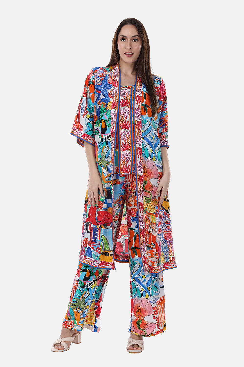 ITALY COTTAGE-KIMONO LONG