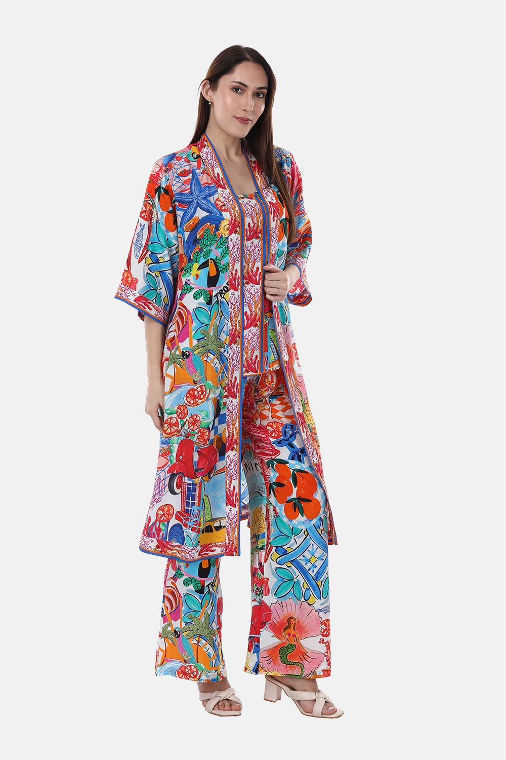 ITALY COTTAGE-KIMONO LONG