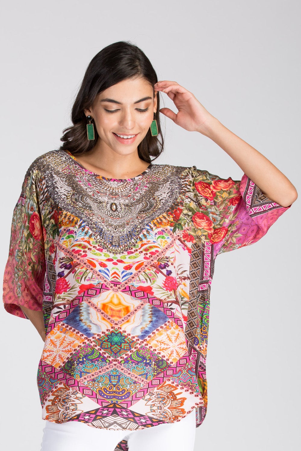 TUNISIA - KAFTAN TOP (Shorter Style) - TheSwankStore