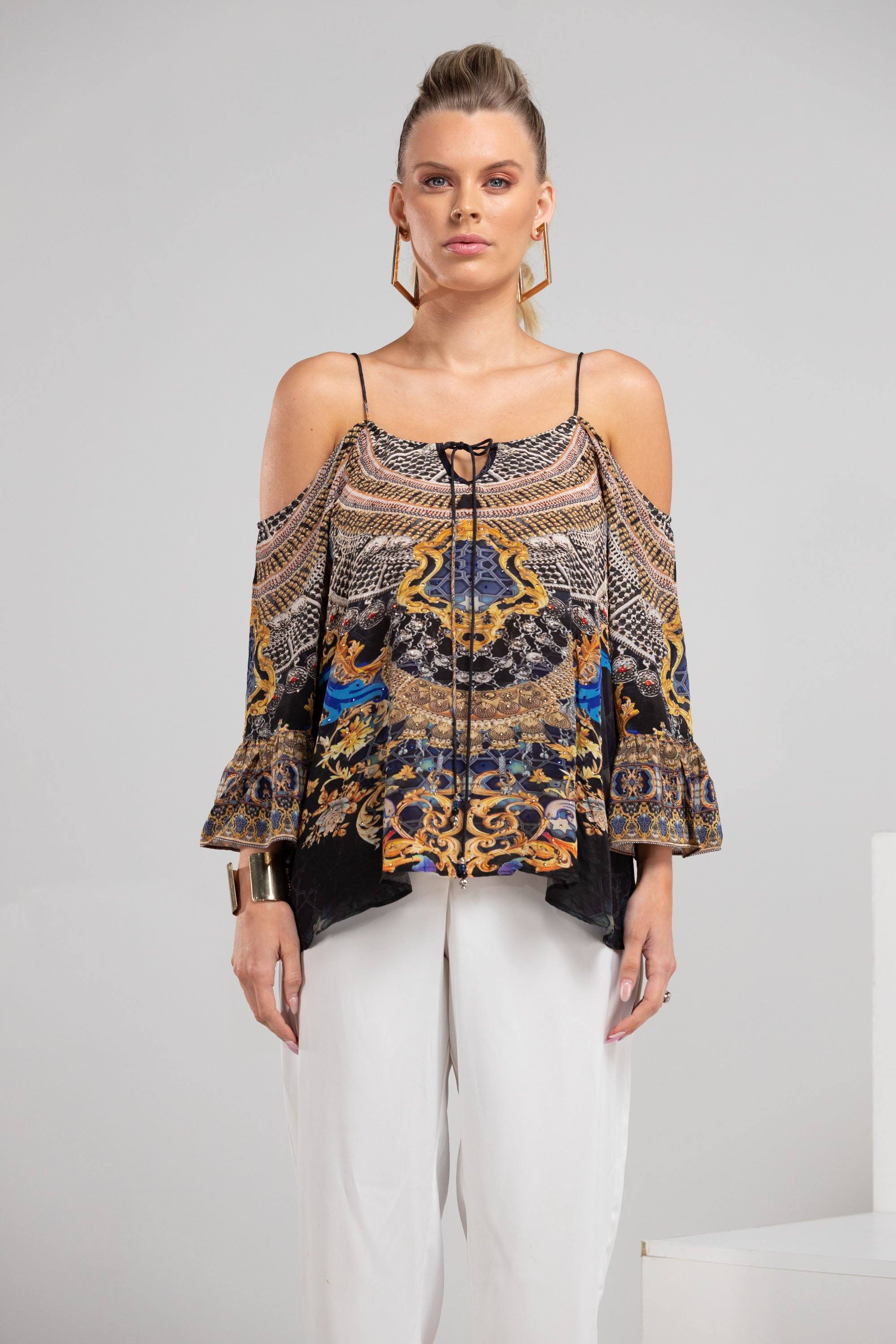 MIDNIGHT IN PARIS - GYPSY TOP - TheSwankStore