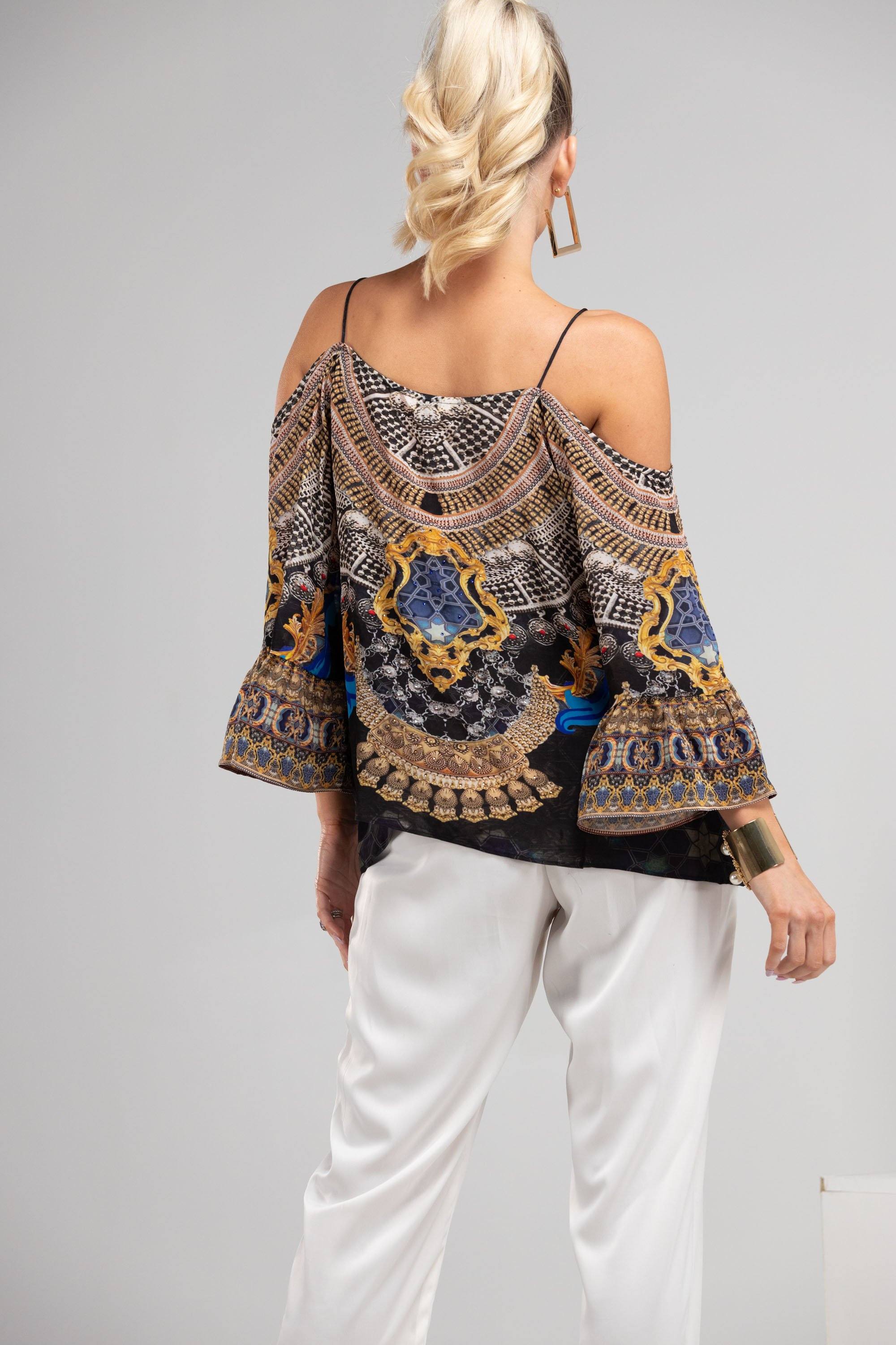 MIDNIGHT IN PARIS - GYPSY TOP - TheSwankStore