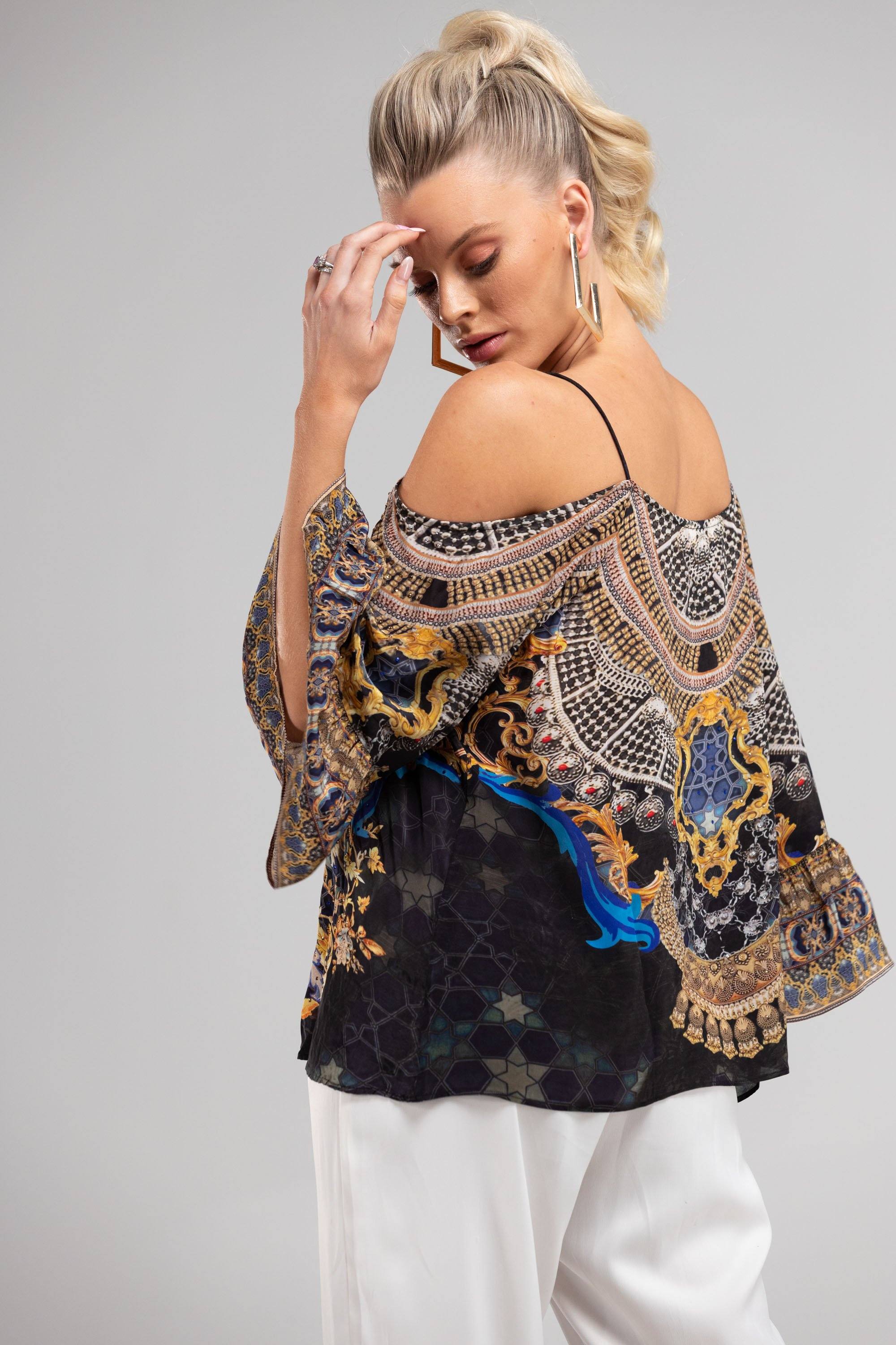 MIDNIGHT IN PARIS - GYPSY TOP - TheSwankStore