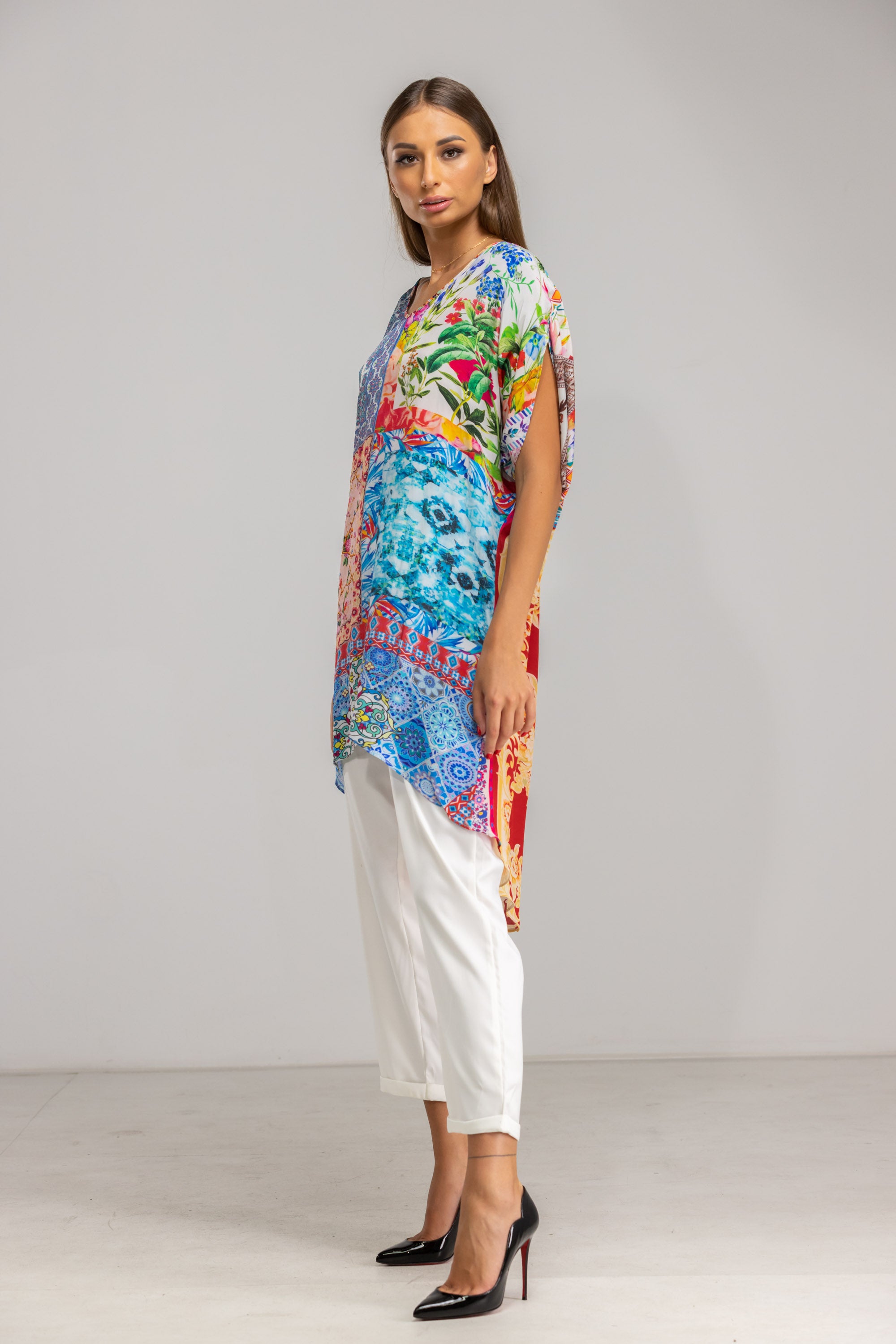 DAMASCUS - Kaftan Tunic Top (Longer Style) - TheSwankStore