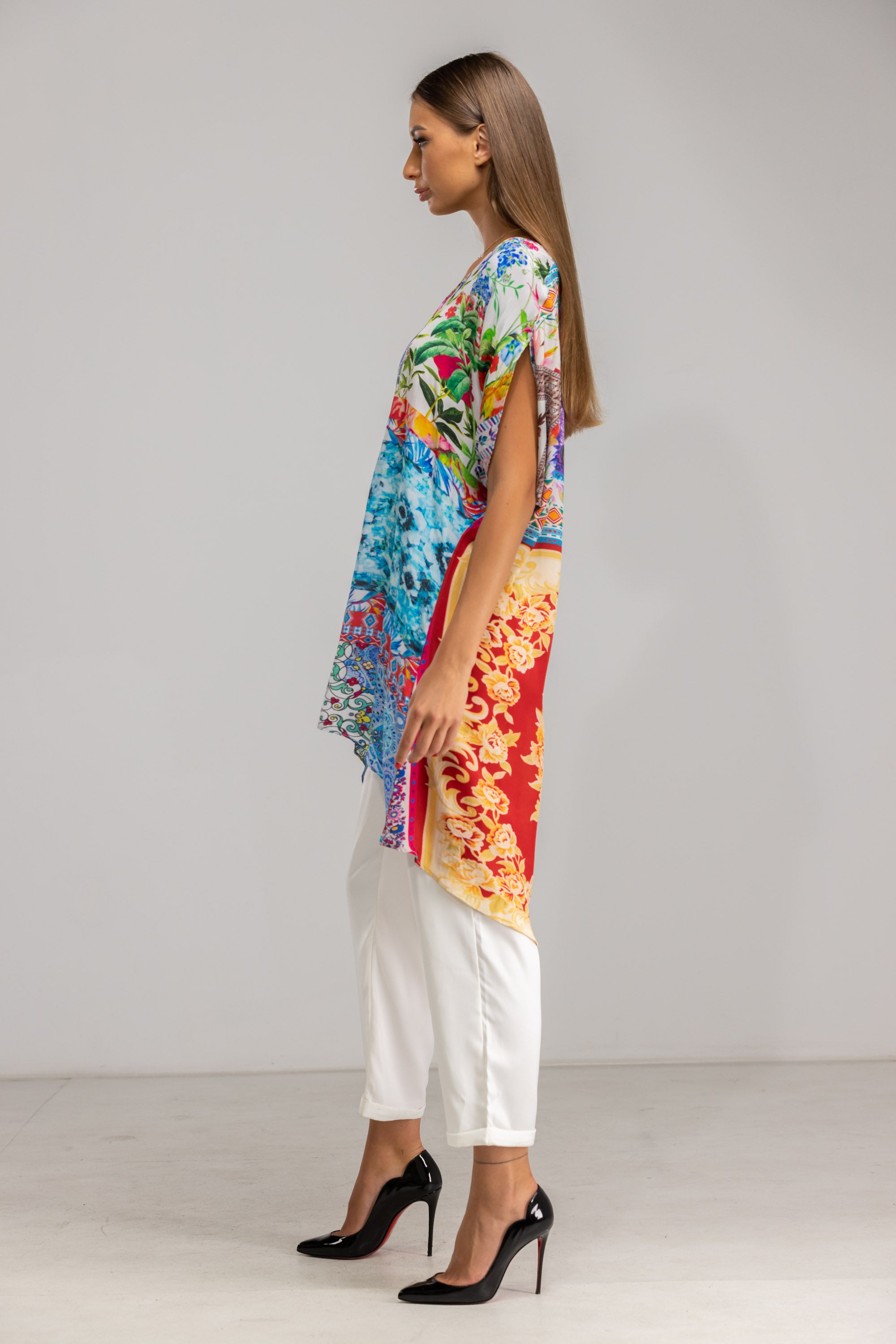 DAMASCUS - Kaftan Tunic Top (Longer Style) - TheSwankStore