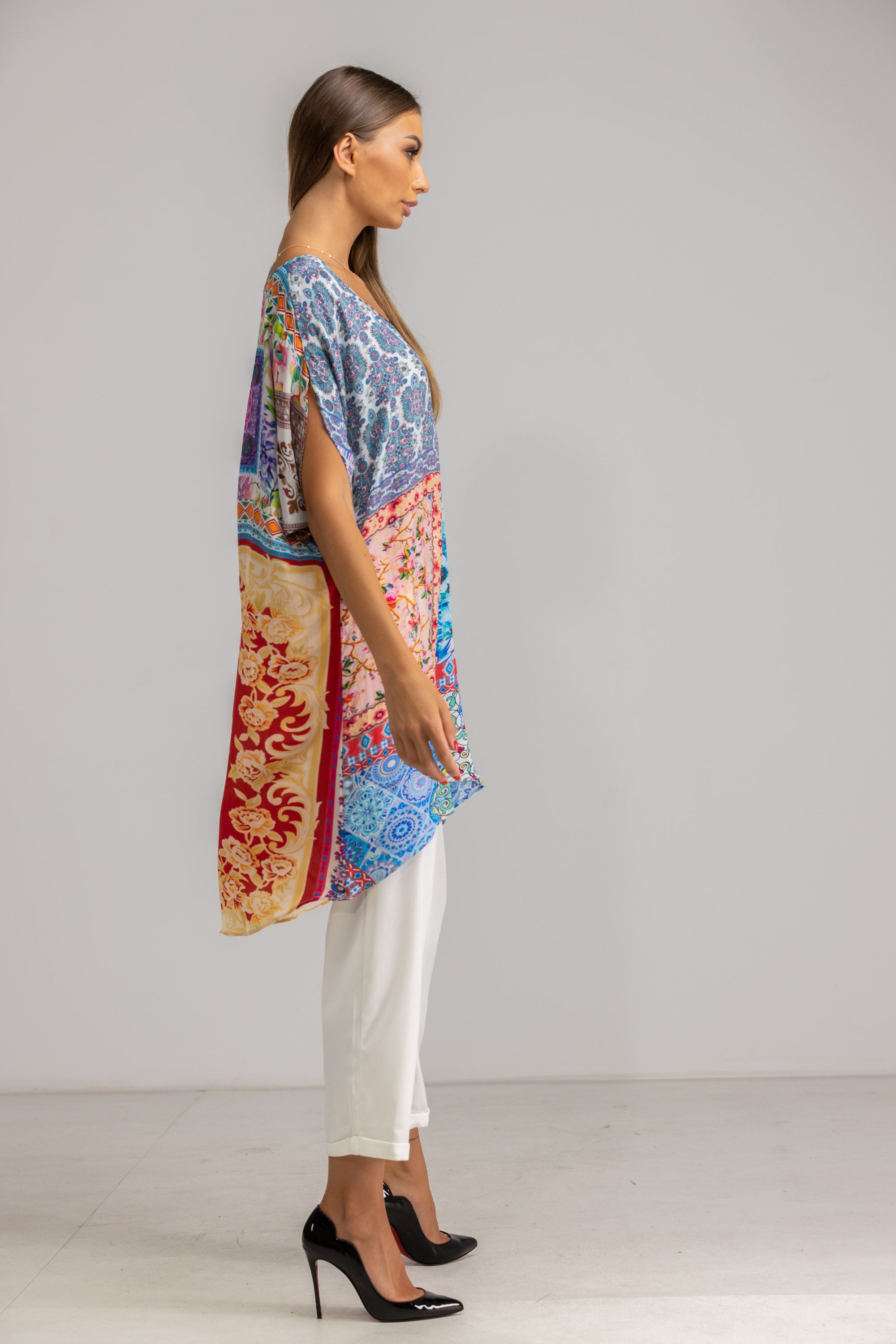 DAMASCUS - Kaftan Tunic Top (Longer Style) - TheSwankStore