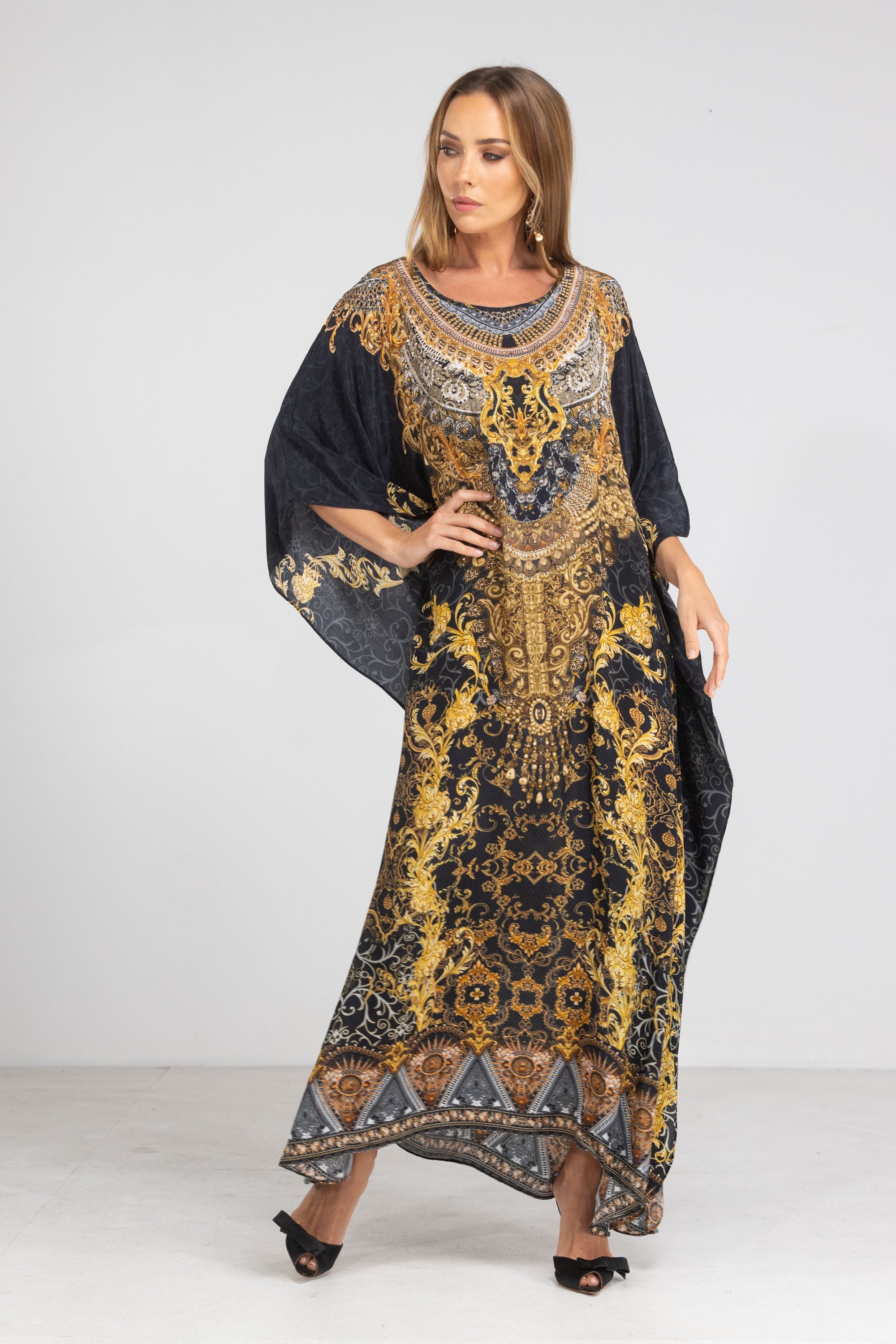 VALLETTA - LONG KAFTAN – TheSwankStore