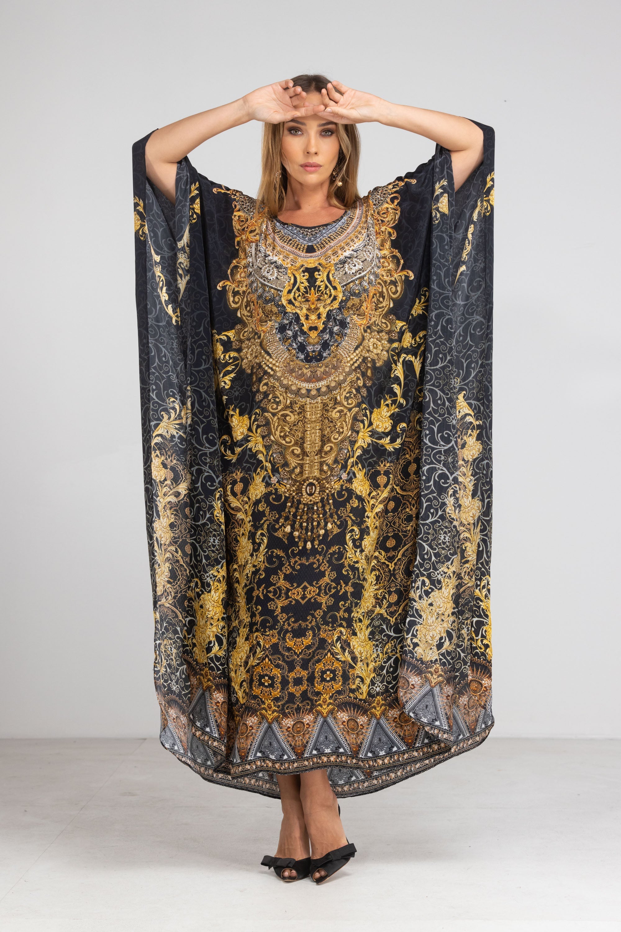 VALLETTA LONG KAFTAN TheSwankStore