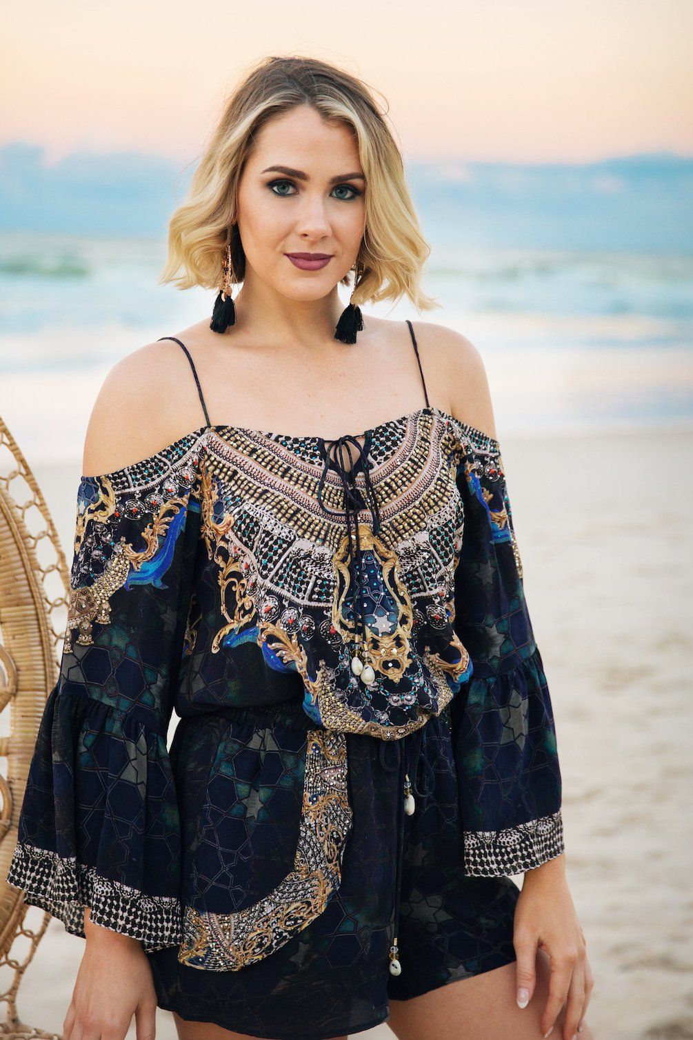 MIDNIGHT IN PARIS - GYPSY TOP - TheSwankStore