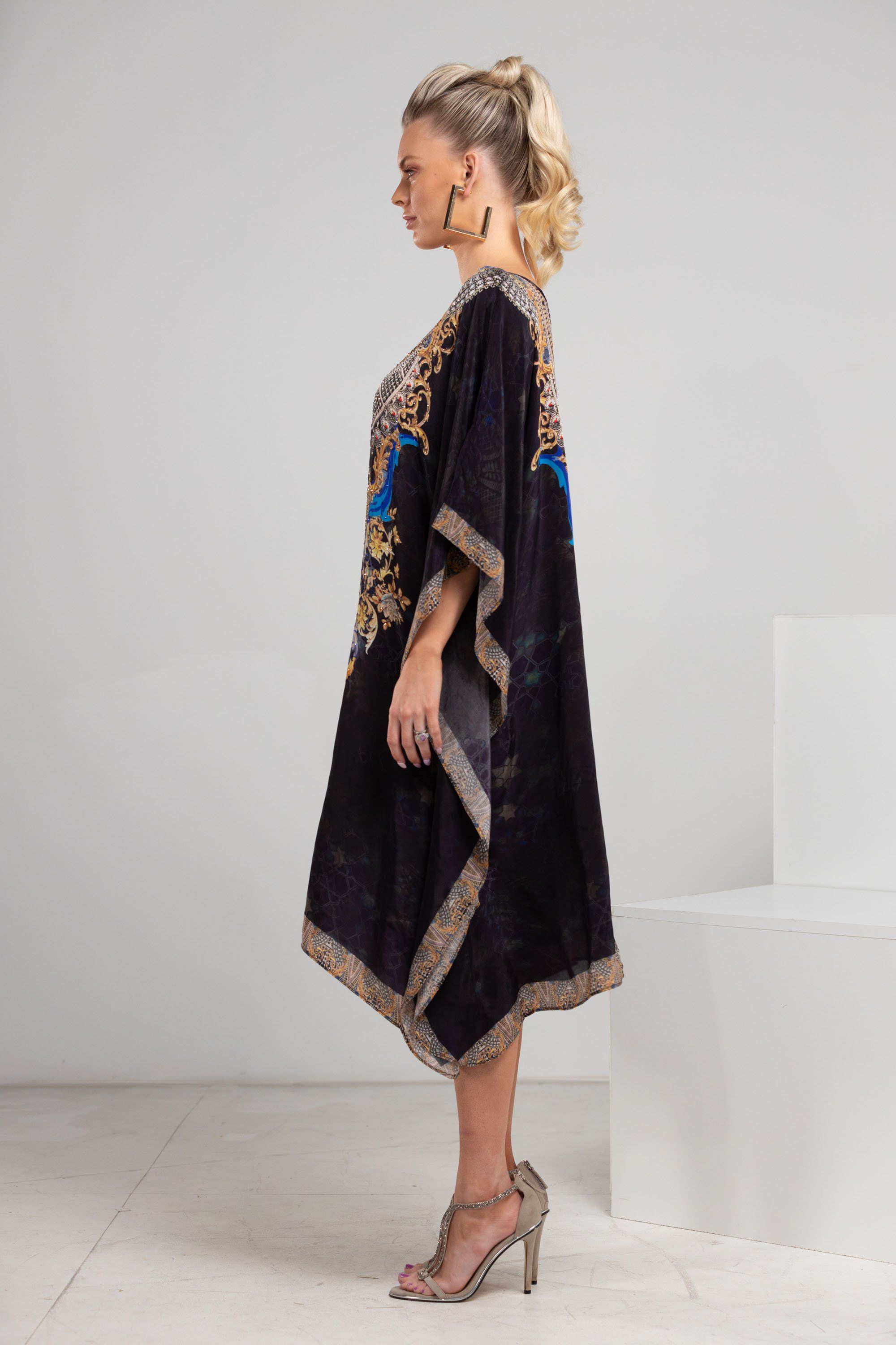 MIDNIGHT IN PARIS - SHORT KAFTAN - TheSwankStore