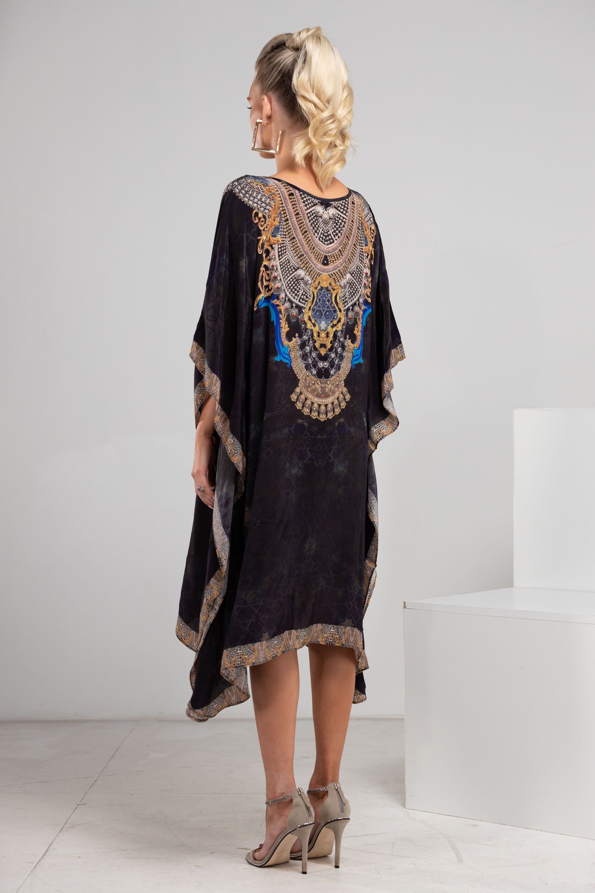 MIDNIGHT IN PARIS - SHORT KAFTAN - TheSwankStore