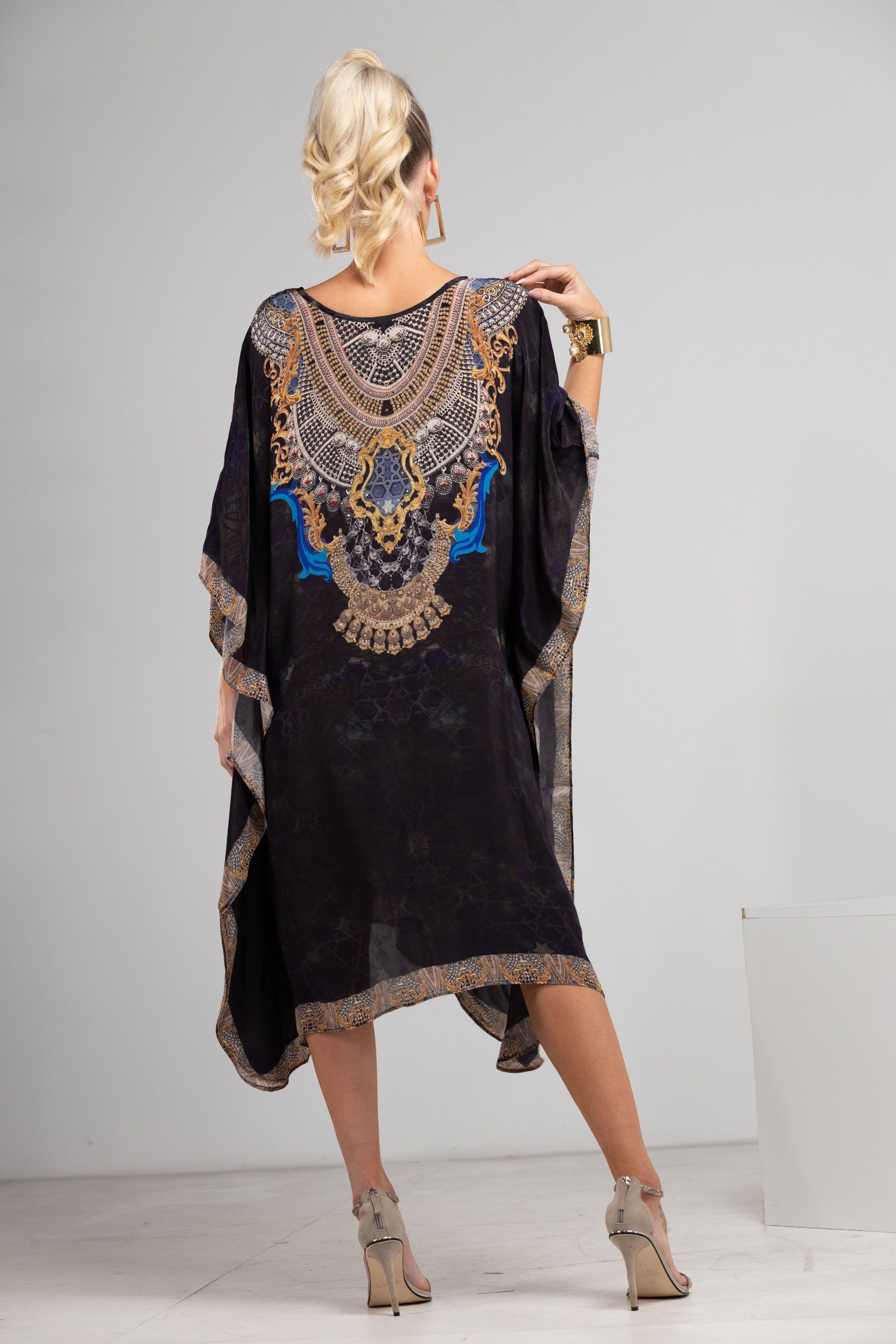 MIDNIGHT IN PARIS - SHORT KAFTAN - TheSwankStore