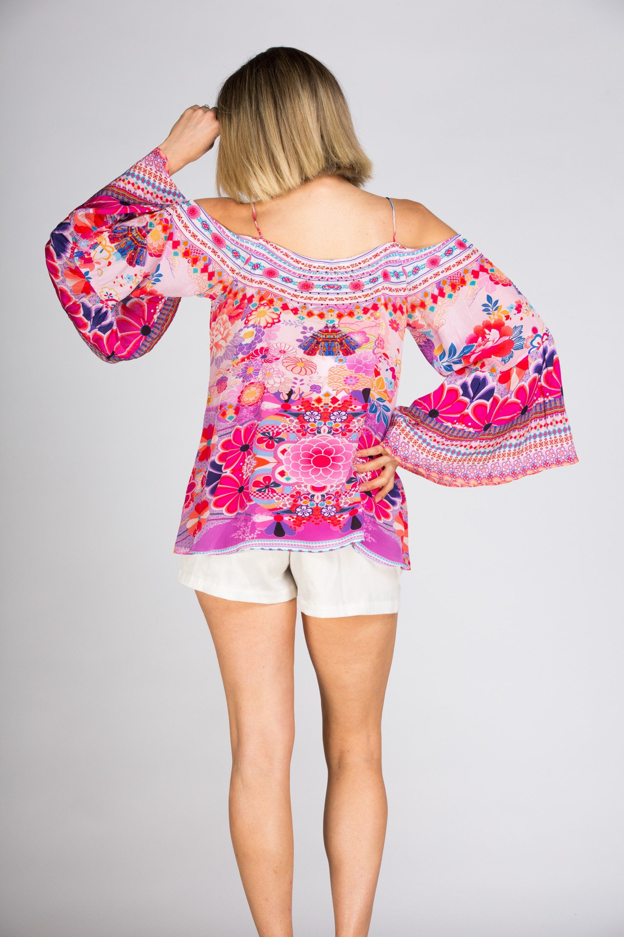 CHERRY BLOSSOM - GYPSY  TOP - TheSwankStore