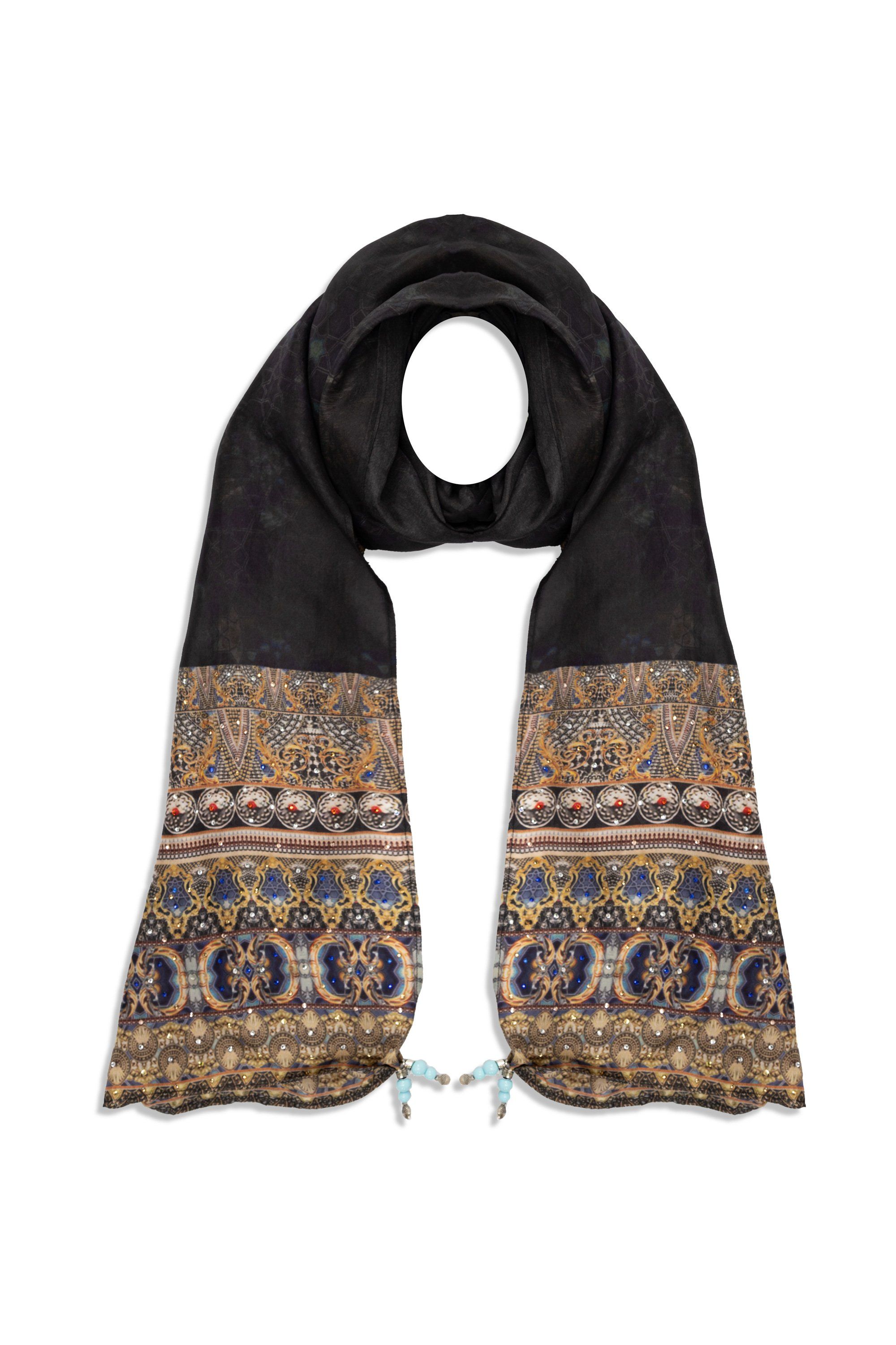 MIDNIGHT IN PARIS - SILK SCARF - TheSwankStore